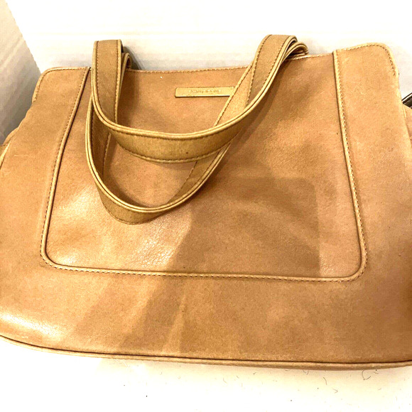 Set Of Vintage Evan Picone Purse And Unbranded Small Bronze Shoulder Bag - Picture 2 of 6